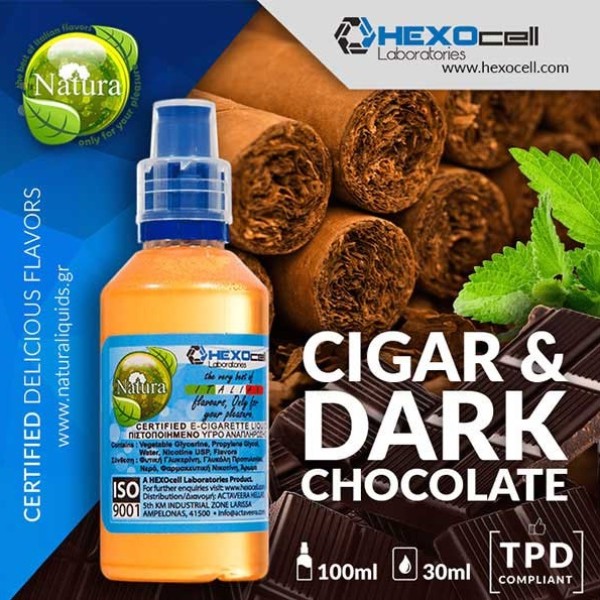 Natura Cigar & Dark Chocolate 30/60ml - Χονδρική